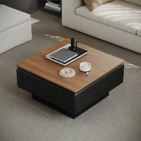 Streamdale Furniture 31" Lift Top Coffee Table with Hidden Storage, Mid-Century Modern