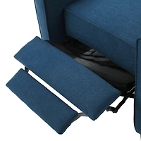 Streamdale Furniture Fabric Push Back Chair for Elegant Home Decor