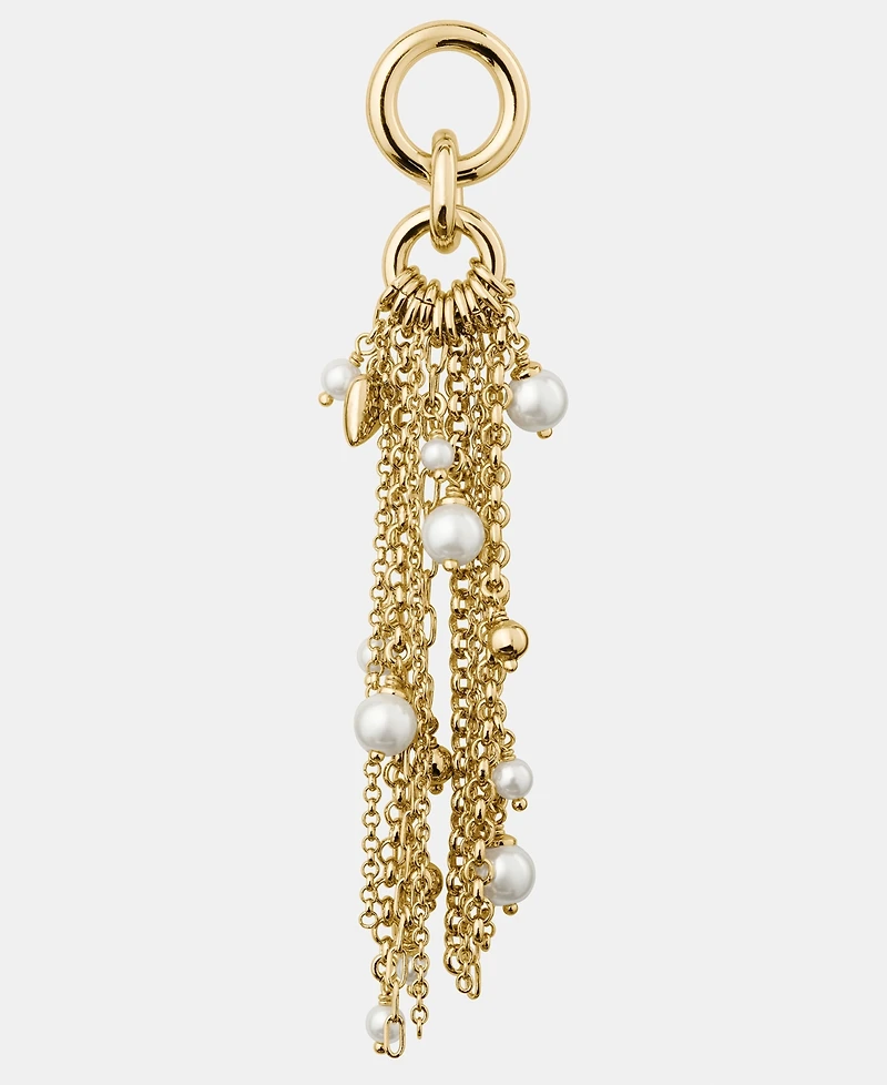 kate spade new york Gold-Tone Chain Reaction Tassel Chandelier Earrings