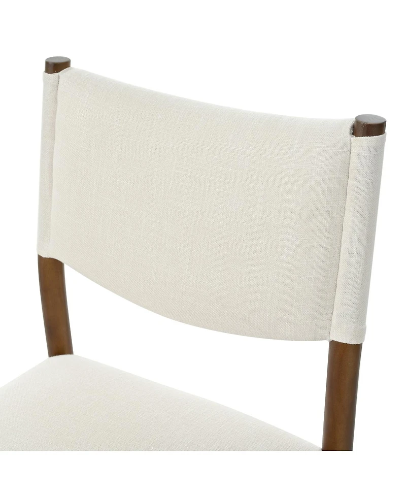 Streamdale Furniture Modern Dining Chairs with Thick Cushions and Wood Legs
