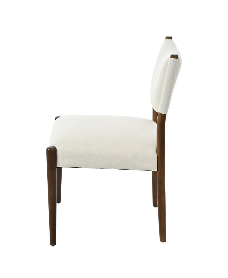 Streamdale Furniture Modern Dining Chairs with Thick Cushions and Wood Legs