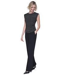 Dkny Women's Asymmetrical Sleeveless Knit Top