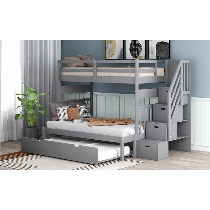 Streamdale Furniture Bunk Bed with Trundle