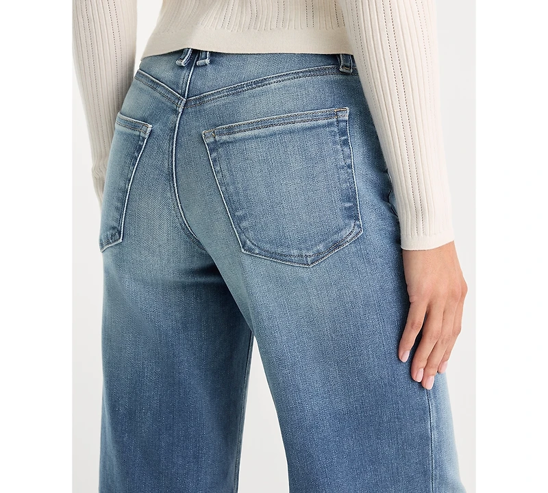 Good American Women's Cotton-Blend Soft Tech Jeans