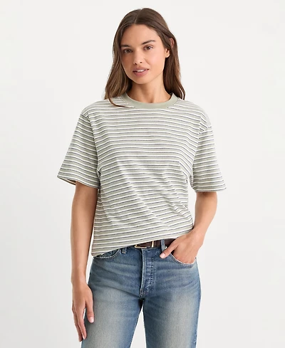 Good American Women's Cotton Oversized T-Shirt