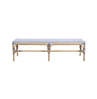 Butler Specialty Laguna 66.5 in. W Rectangular Rattan Backless Accent Bench