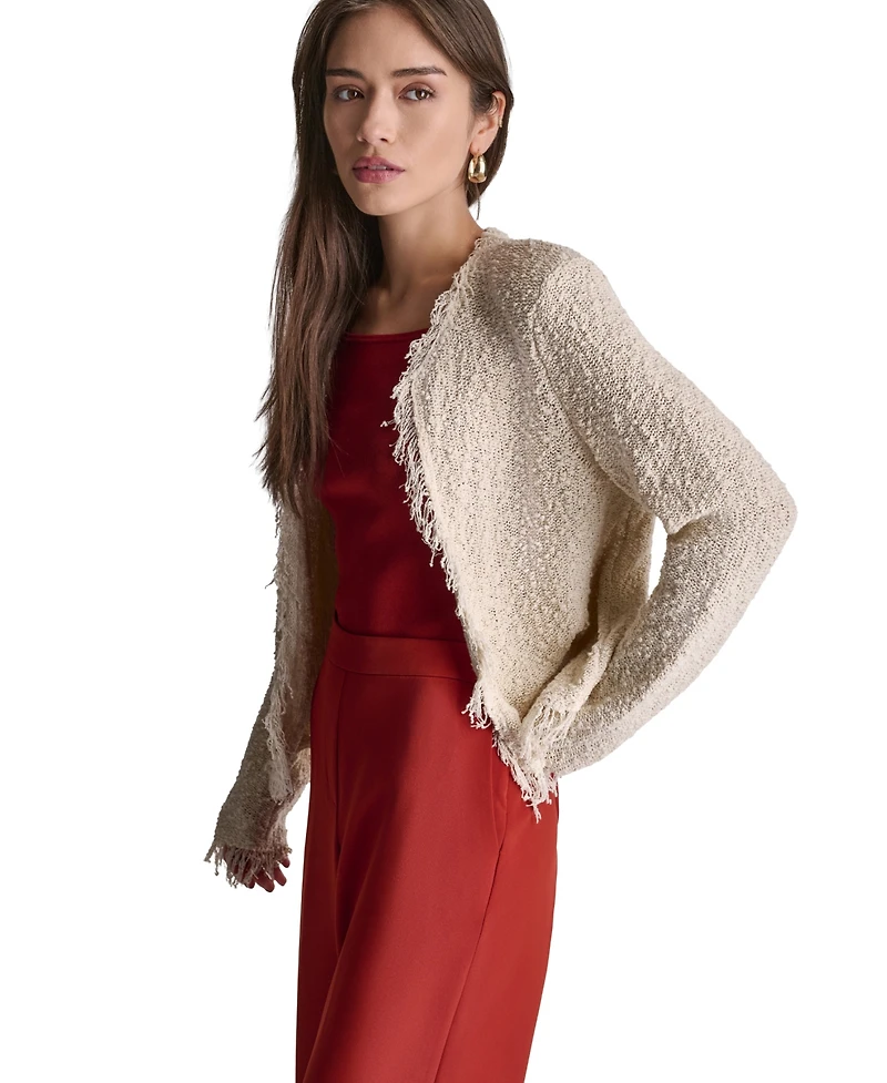 Bcbg Women's Open-Front Long-Sleeve Jacket
