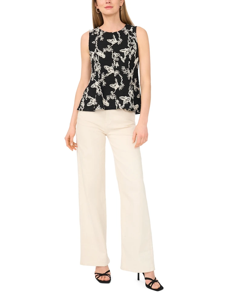 Vince Camuto Women's Printed Sleeveless Tank Top