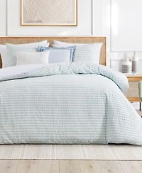 Peri Home Seersucker Stripe Duvet Cover Sets