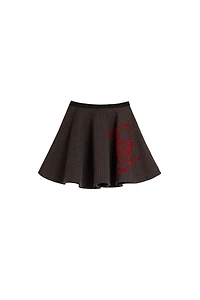 Desigual Girls's Short striped knit skirt