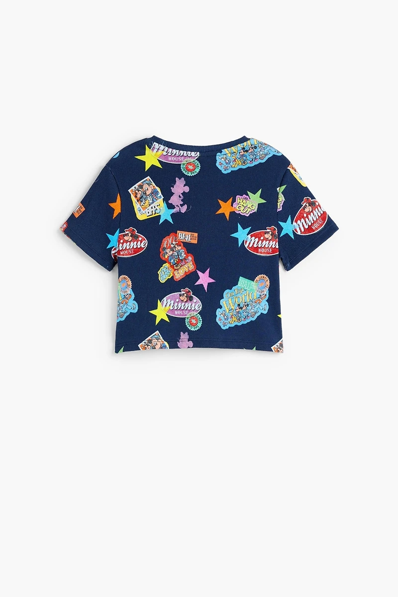 Desigual Girls Girls's Minnie Mouse printed T-shirt