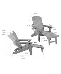 Streamdale Furniture 2-Piece All-Season Outdoor Patio Lounge Chairs