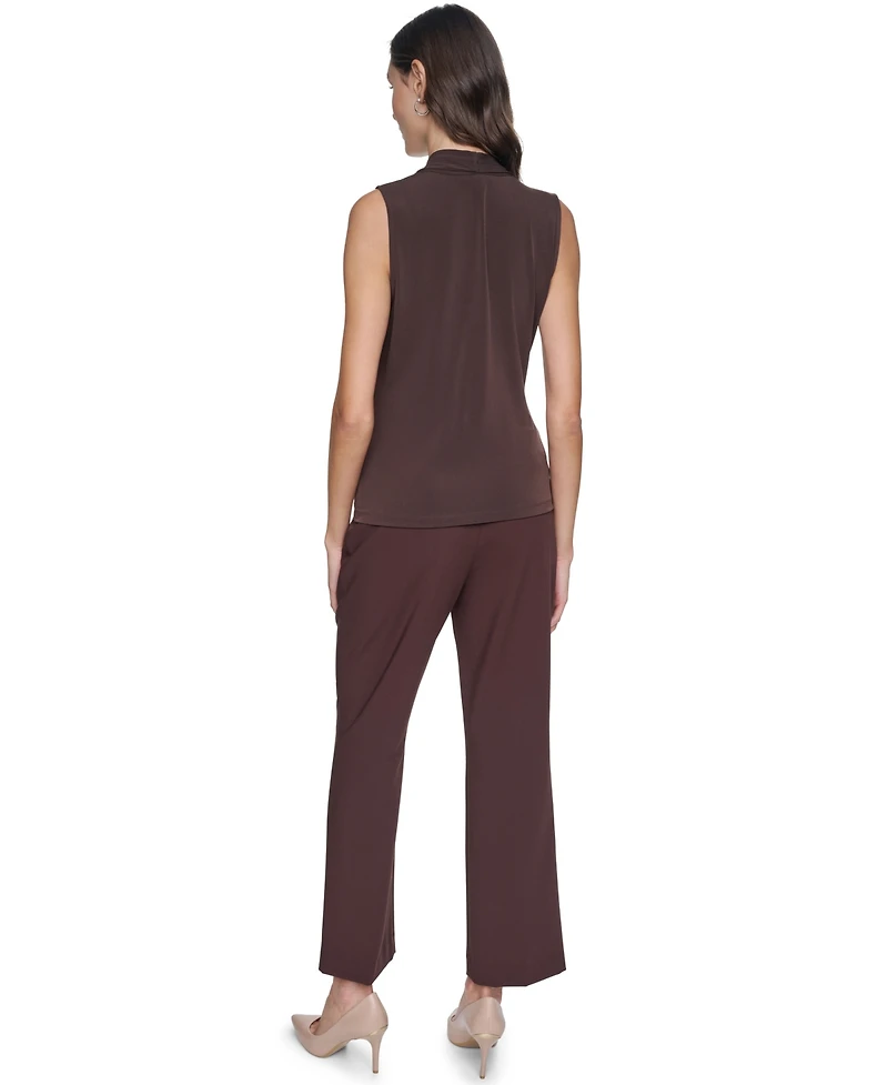 Calvin Klein Petite Sleeveless V-Neck Top
