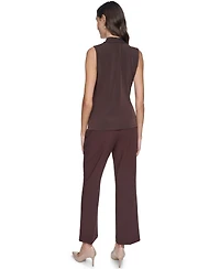 Calvin Klein Petite Sleeveless V-Neck Top