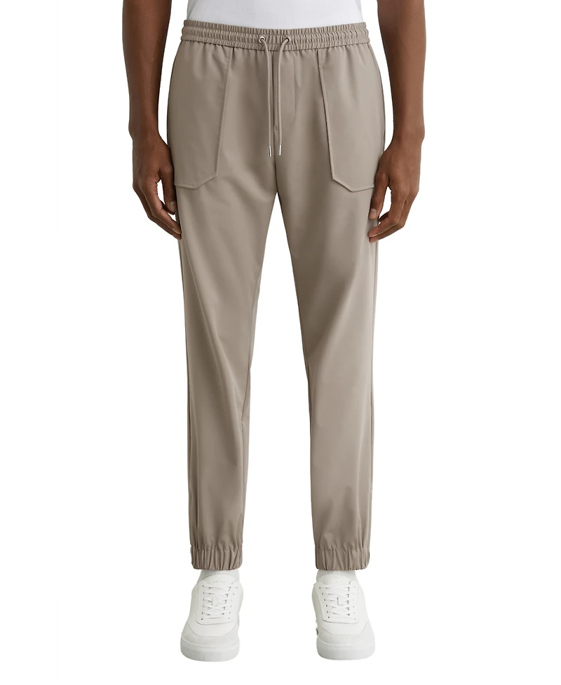 Reiss Men's Ascend Technical Cuffed Drawstring Pants