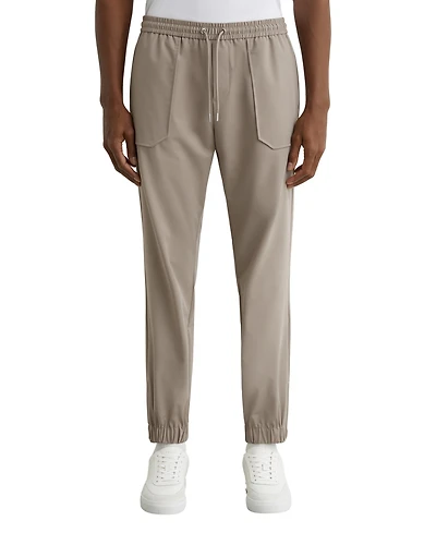 Reiss Men's Ascend Technical Cuffed Drawstring Pants