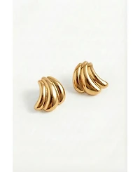 Joey Baby Sculptural Curve Stud Earrings