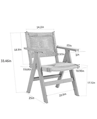 Streamdale Furniture Hips All-Season Dining Chair for Garden and Outdoor Spaces