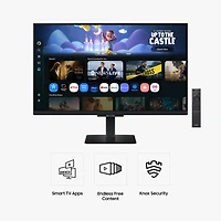 Samsung 27-Inch M5 (M50F) Fhd Smart Monitor with Streaming Tv, Speakers, Black, LS27FM502ENXZA