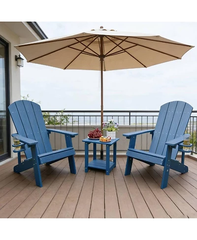 Streamdale Furniture 2-Piece All-Season Outdoor Lounge Chairs for Patio and Garden