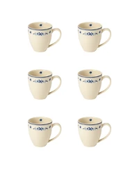 Costa Nova Villa Floral Pattern Mugs, Set of 6