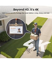 Aosu C8S-4H 4k Solar Security Cam 32gb Homecortex 4 Cam Kit