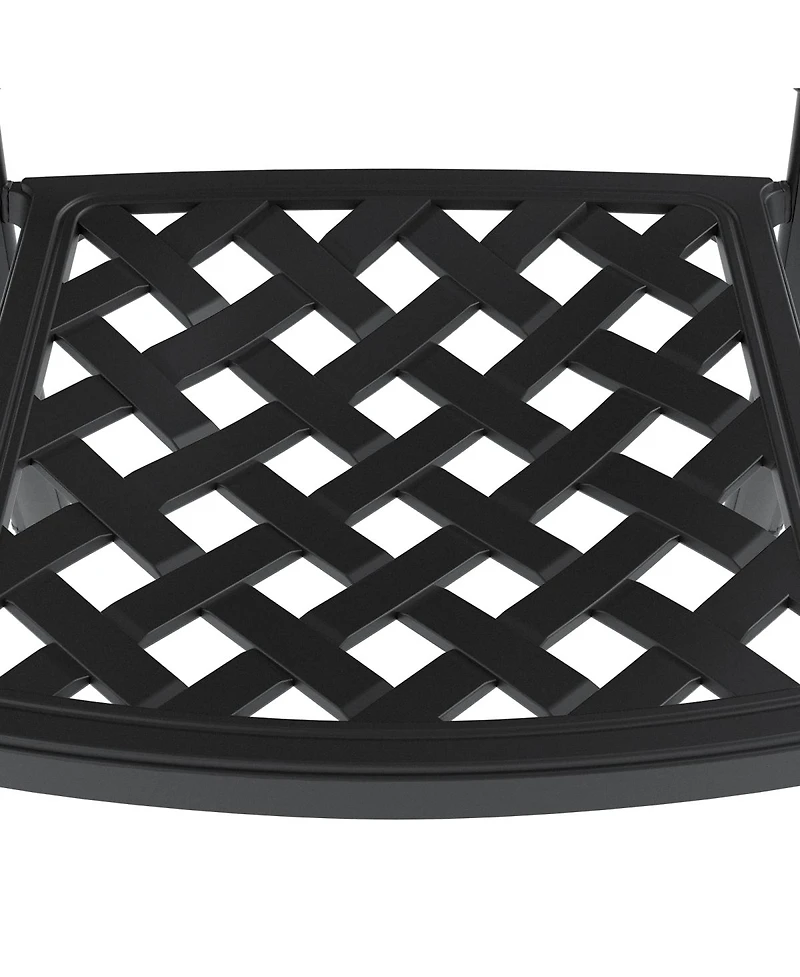 Streamdale Furniture 5-Piece Cast Aluminum Patio Furniture Set with Cushions
