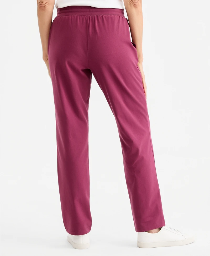 Style & Co Women's Mid-Rise Drawstring-Waist Sweatpants