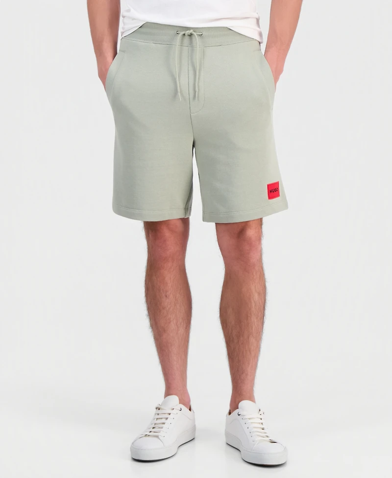 Hugo by Boss Men's Diz222 Logo Patch Jersey Shorts