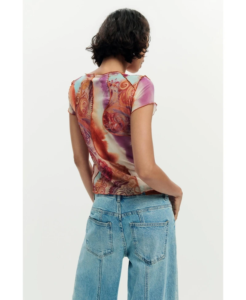 Desigual Women's Printed short sleeve t-shirt