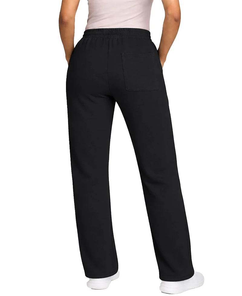 Blue Ice Women's Heavyweight Wide Leg Loose Fit Fleece Sweatpants