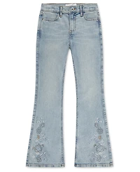 abercrombie kids Girls' 7-16 Floral Trail Flare-Leg Jeans