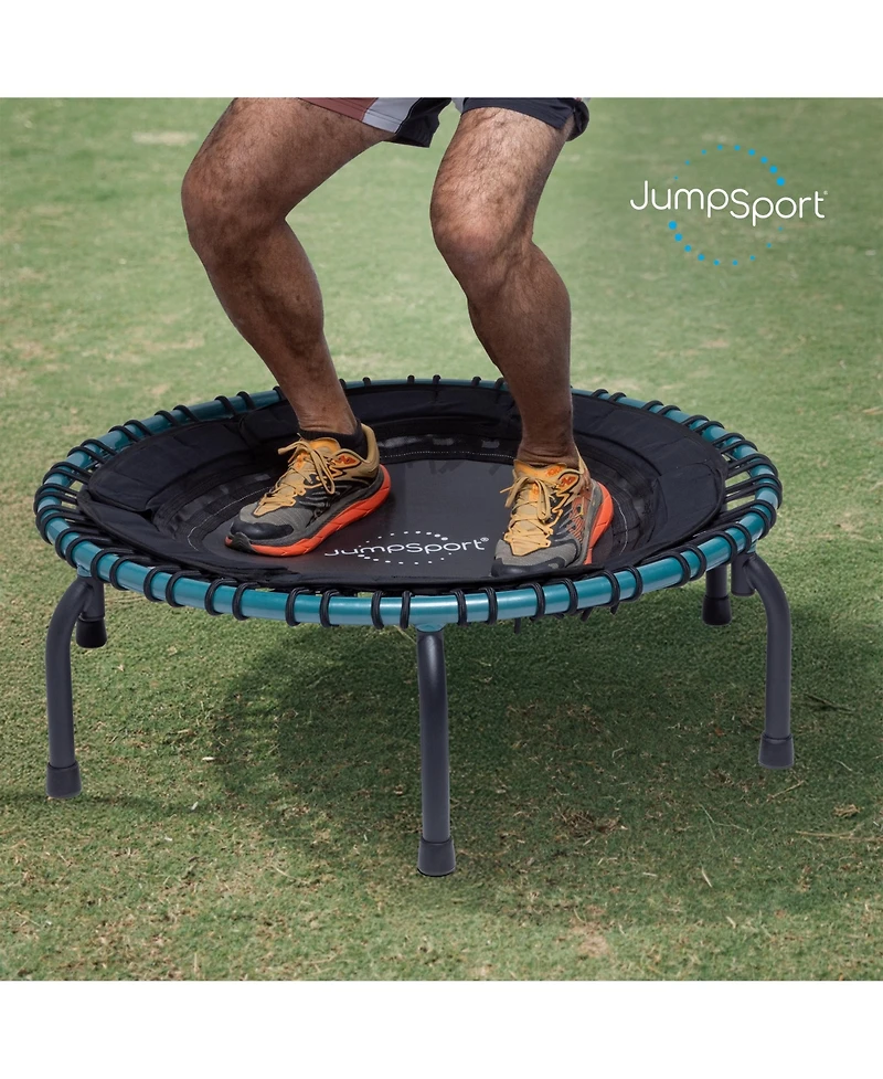 JumpSport 250 Workout Rebounder for Adults, 39" Mini Fitness Trampoline