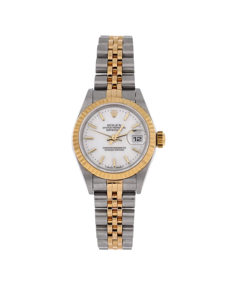 Pre-Owned Rolex Oyster Perpetual Datejust Automatic Watch in Stainless Steel and Gold 26mm