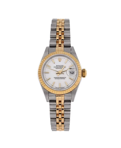 Pre-Owned Rolex Oyster Perpetual Datejust Automatic Watch in Stainless Steel and Gold 26mm
