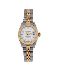Pre-Owned Rolex Oyster Perpetual Datejust Automatic Watch in Stainless Steel and Gold 26mm