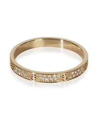 Pre-Owned Cartier Yellow Gold Diamond Mini Pave Love Ring