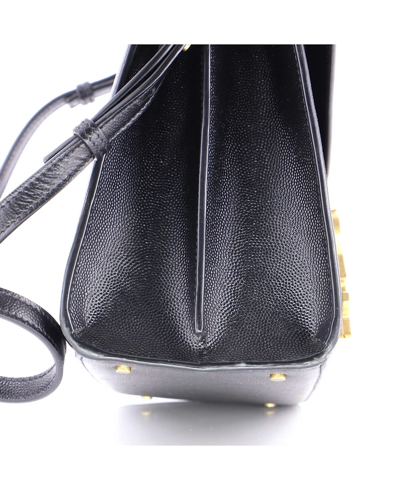 Pre-Owned Saint Laurent Medium Cassandra Top Handle Bag Leather