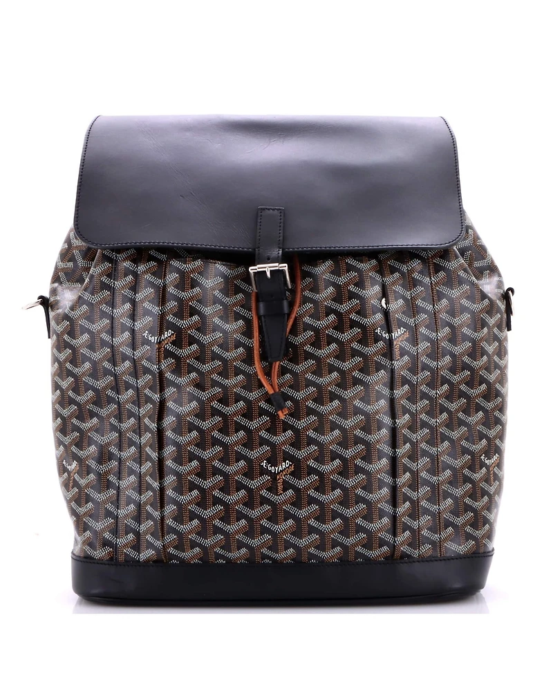 Pre-Owned Goyard Mm Alpin Backpack Coated Canvas