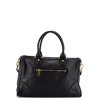 Pre-Owned Prada Medium Front Zip Convertible Satchel Vitello Phenix