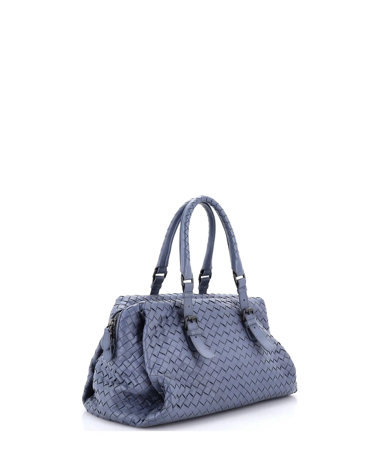 Pre-Owned Bottega Veneta Medium Montaigne Handle Bag Intrecciato Nappa