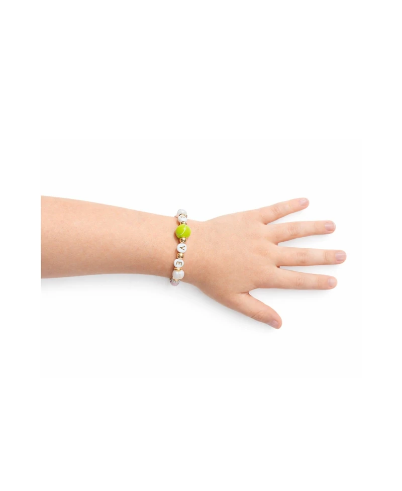 Bits & Bows Girls Bits and Bows Little/Big Tennis Lovers Bracelet Set