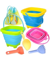 Gnuadz Collapsible Beach Sand Bucket Set With Shovels