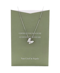 Pre-Owned Van Cleef & Arpels Two Butterfly Pendant Necklace