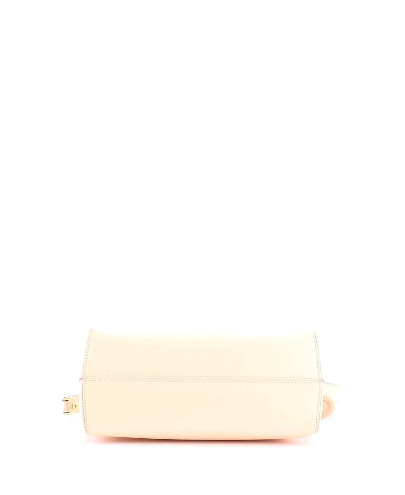 Pre-Owned Fendi Medium Logo By The Way Satchel Embossed Leather