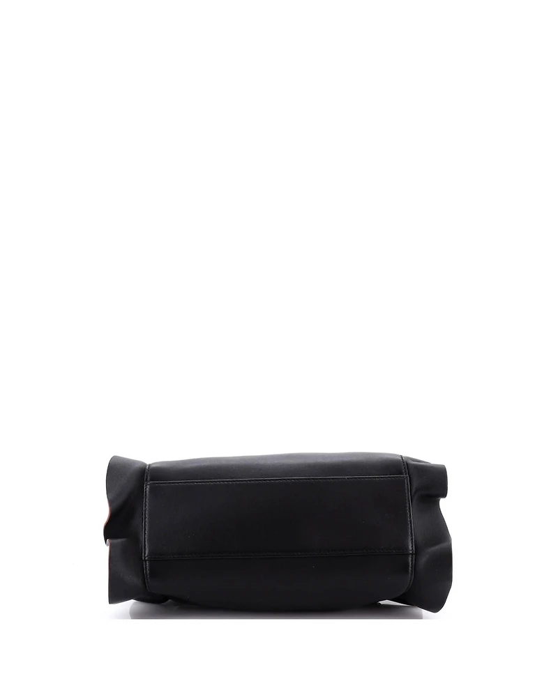 Pre-Owned Fendi Mini Wave Peekaboo Bag Leather