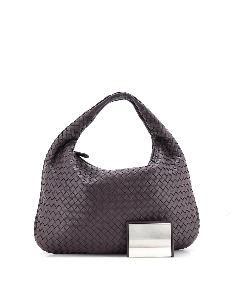 Pre-Owned Bottega Veneta Small Veneta Hobo Intrecciato Nappa