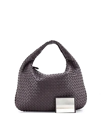 Pre-Owned Bottega Veneta Small Veneta Hobo Intrecciato Nappa