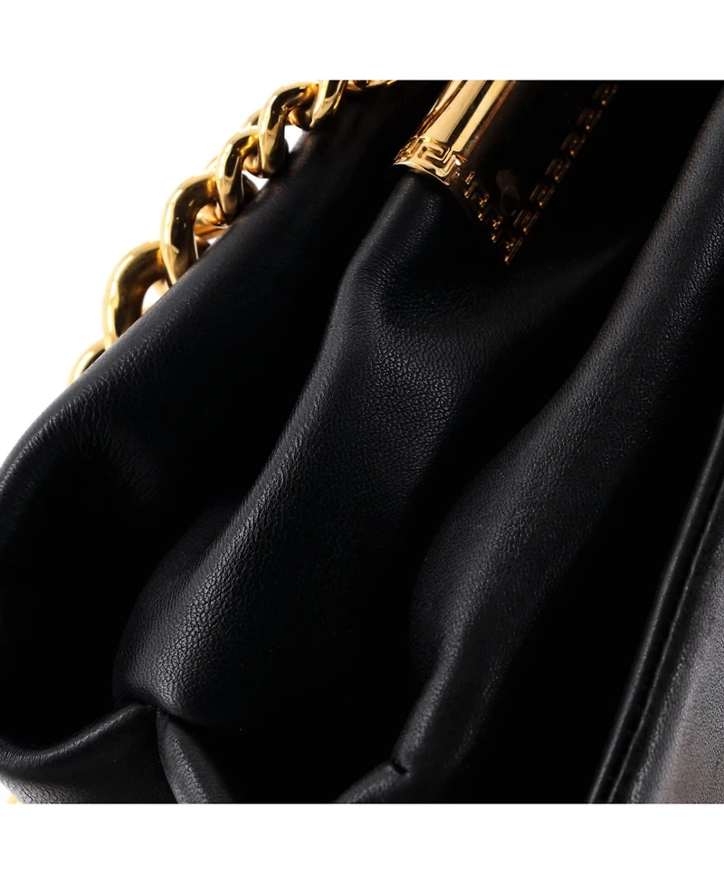 Pre-Owned Versace Palazzo Medusa Flap Bag Leather