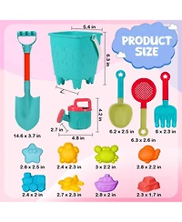Gnuadz Beach Toys Castle Bucket Sand Molds Shovel Kit